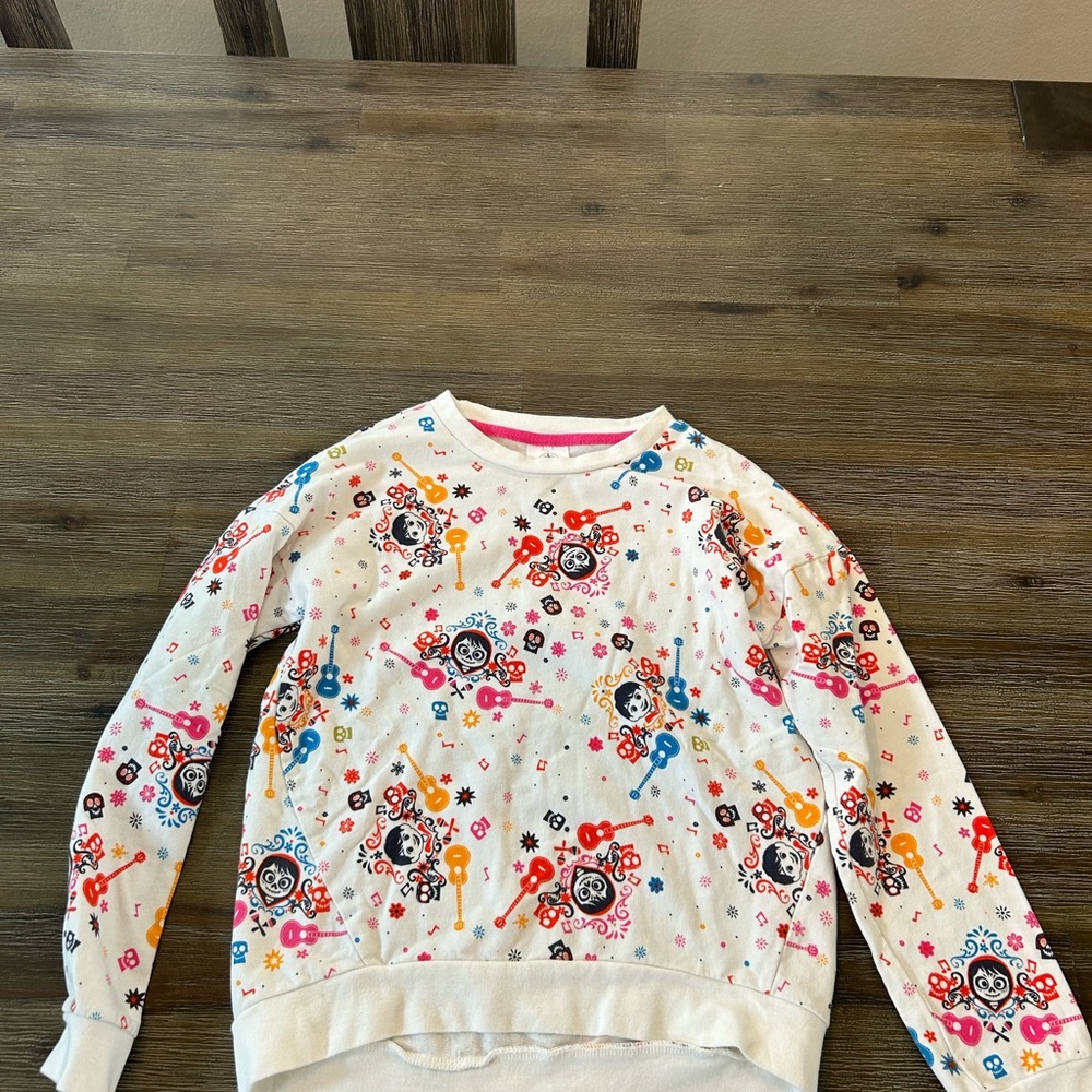 Disney Coco Colorful Patterned Kids Sweater